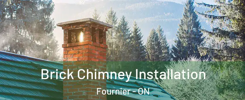  Brick Chimney Installation Fournier - ON