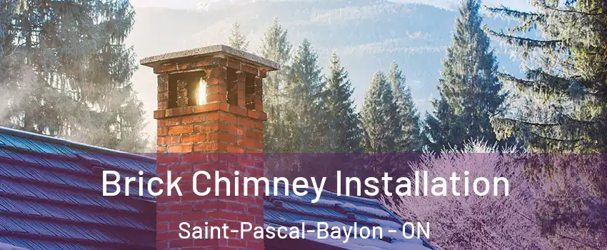  Brick Chimney Installation Saint-Pascal-Baylon - ON