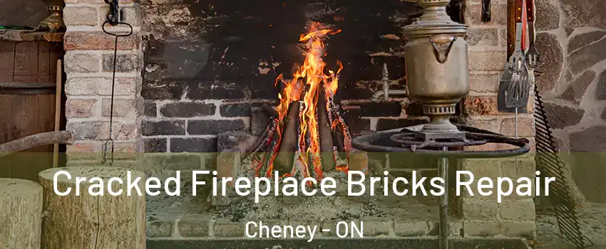  Cracked Fireplace Bricks Repair Cheney - ON