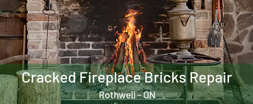  Cracked Fireplace Bricks Repair Rothwell - ON