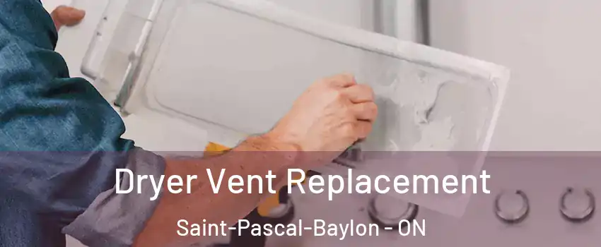  Dryer Vent Replacement Saint-Pascal-Baylon - ON