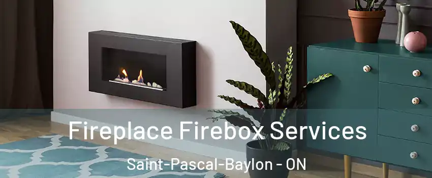  Fireplace Firebox Services Saint-Pascal-Baylon - ON