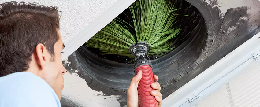 Clogged Air Duct Cleaning Process in Bourget, ON