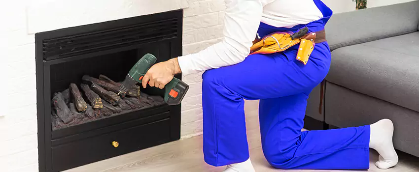 B-Vent Gas Fireplace Installation in Bourget, ON