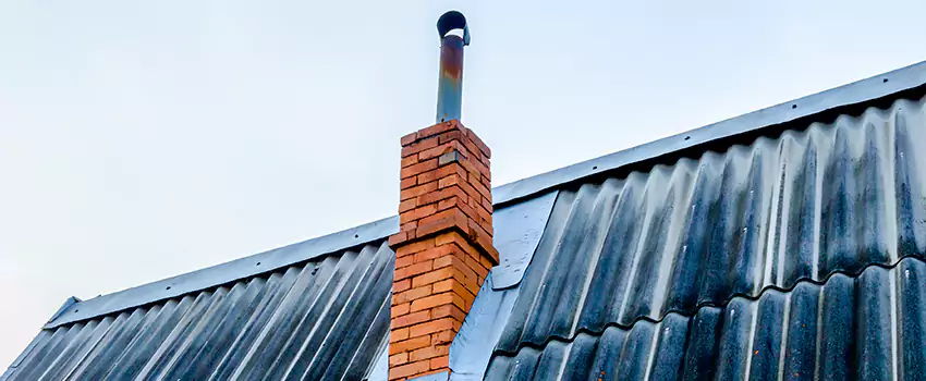 Aluminium Chimney Flashing Repair in Bourget, ON