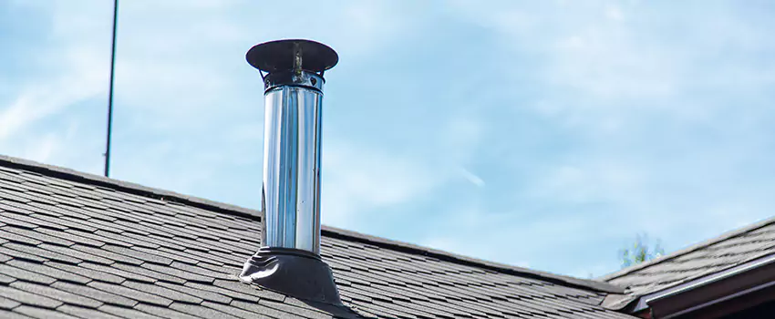 Outdoor Metal Chimney Installation in Bourget, Ontario