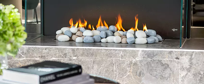 Double-Height Fireplace Design Refurbishment in Bourget, Ontario