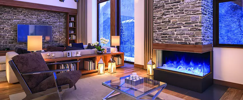 Dynamic Flame Color Fireplace Installation in , ON