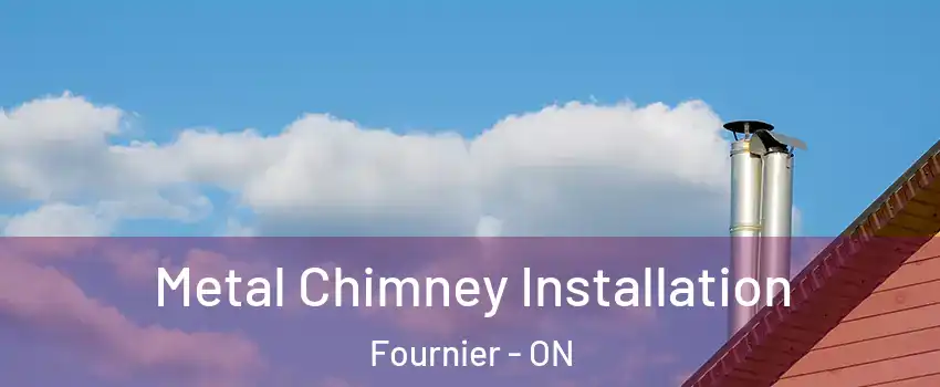  Metal Chimney Installation Fournier - ON