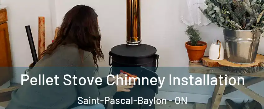  Pellet Stove Chimney Installation Saint-Pascal-Baylon - ON